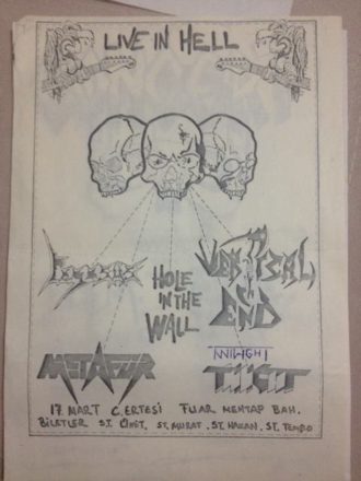 1990-03-17 Pegasus, Hole in the Wall, Vertical End, Metafor, Twilight
