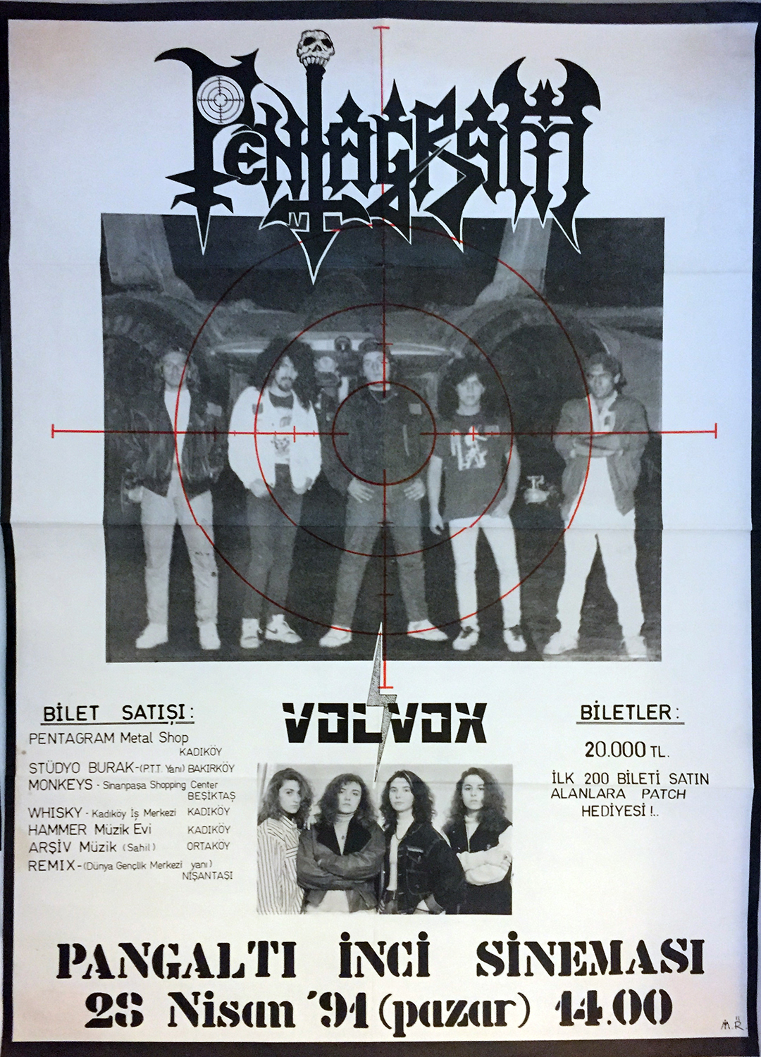 1991-04-28 Pentagram, Volvox