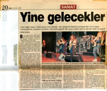 1998-09-08 Yeni Yüzyıl (Iron Maiden)