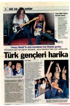 1998-09-09 Milliyet (Iron Maiden)