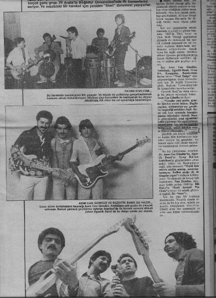 1981-12-26 Ra, Asım Can Gündüz, Egzotik Band Boğaziçi Üniversitesi Konseri