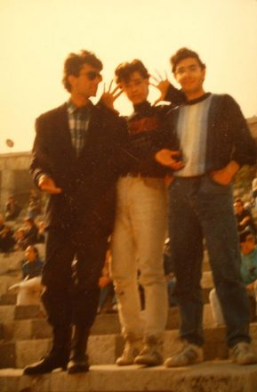 1989-04-23 Oktay Gencer, Cengiz Üstün, Oytun İdil, çeken Metin Demirhan