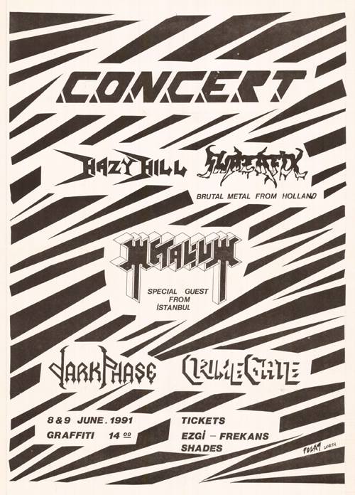 1991-06-08 Hazy Hill, Swazafix, Metalium, Dark Phase, Crimegate