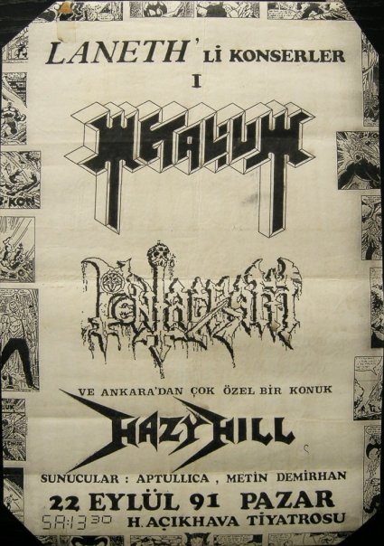 1991-09-22 Lanethli Konserler I (Metalium, Pentagram, Hazy Hill)