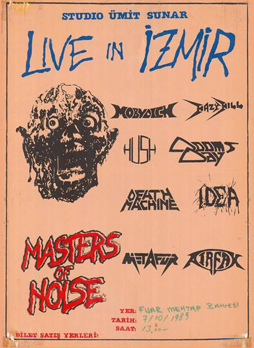 1989-10-07 Masters of Noise (Moby Dick, Hazy Hill, Hush, Dooms Day, Death Machine, IDEA, Metafor, Airfax)