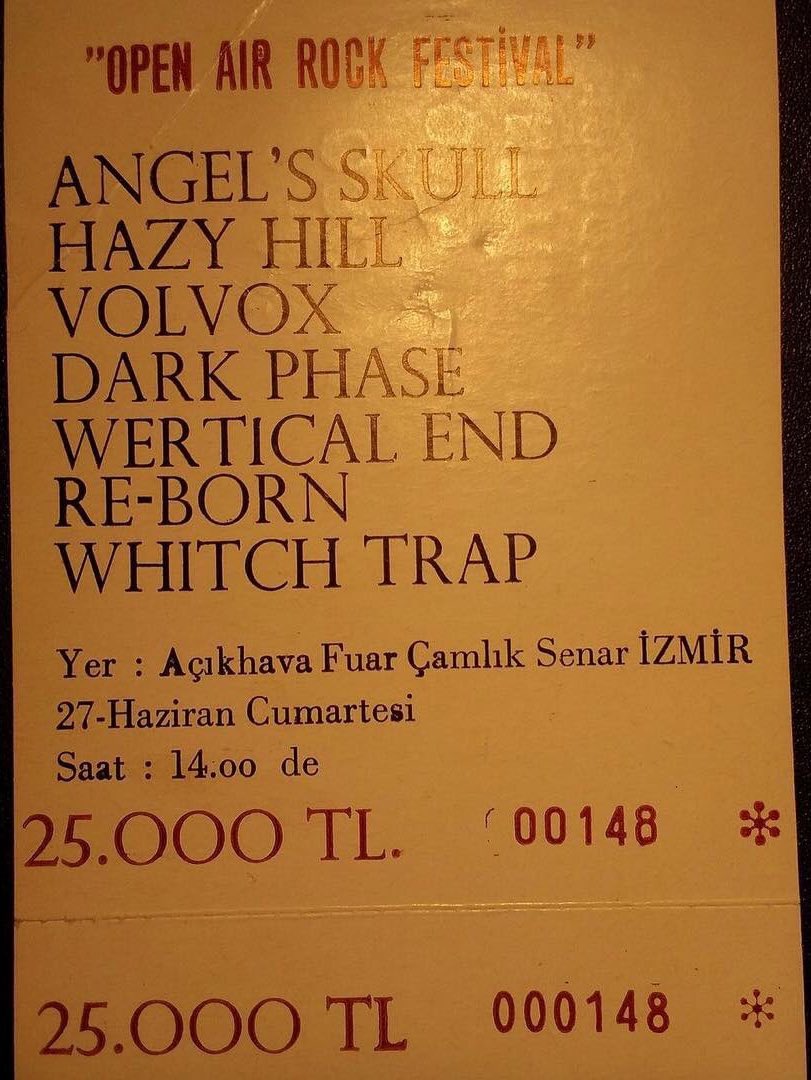 1992-06-27 Angel Skull, Hazy Hill, Volvox, Dark Phase, Vertical End, Reborn, Witchtrap