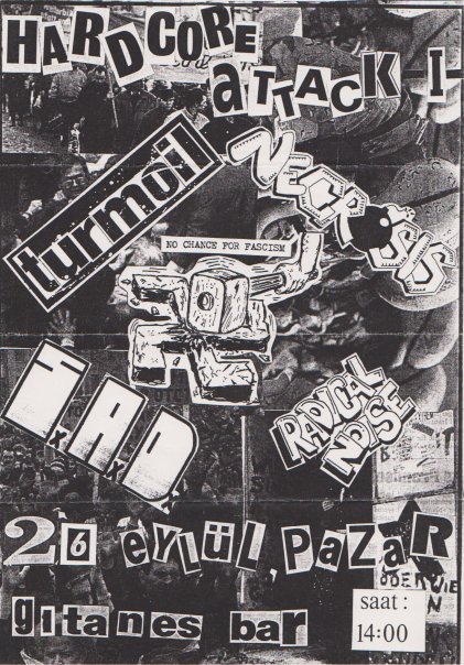 1993-09-26 Turmoil, Necrosis, SAD, Radical Noise