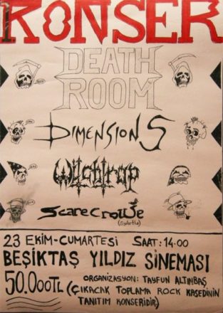 1993-10-23 Deathroom, Dimensions, Witchtrap, Scarecrowe