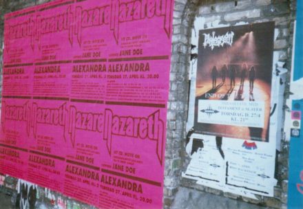 1995-04-27 Pentagram Danimarka turne afişi