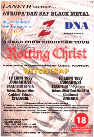 1997-10-11 Rotting Christ, Witchtrap